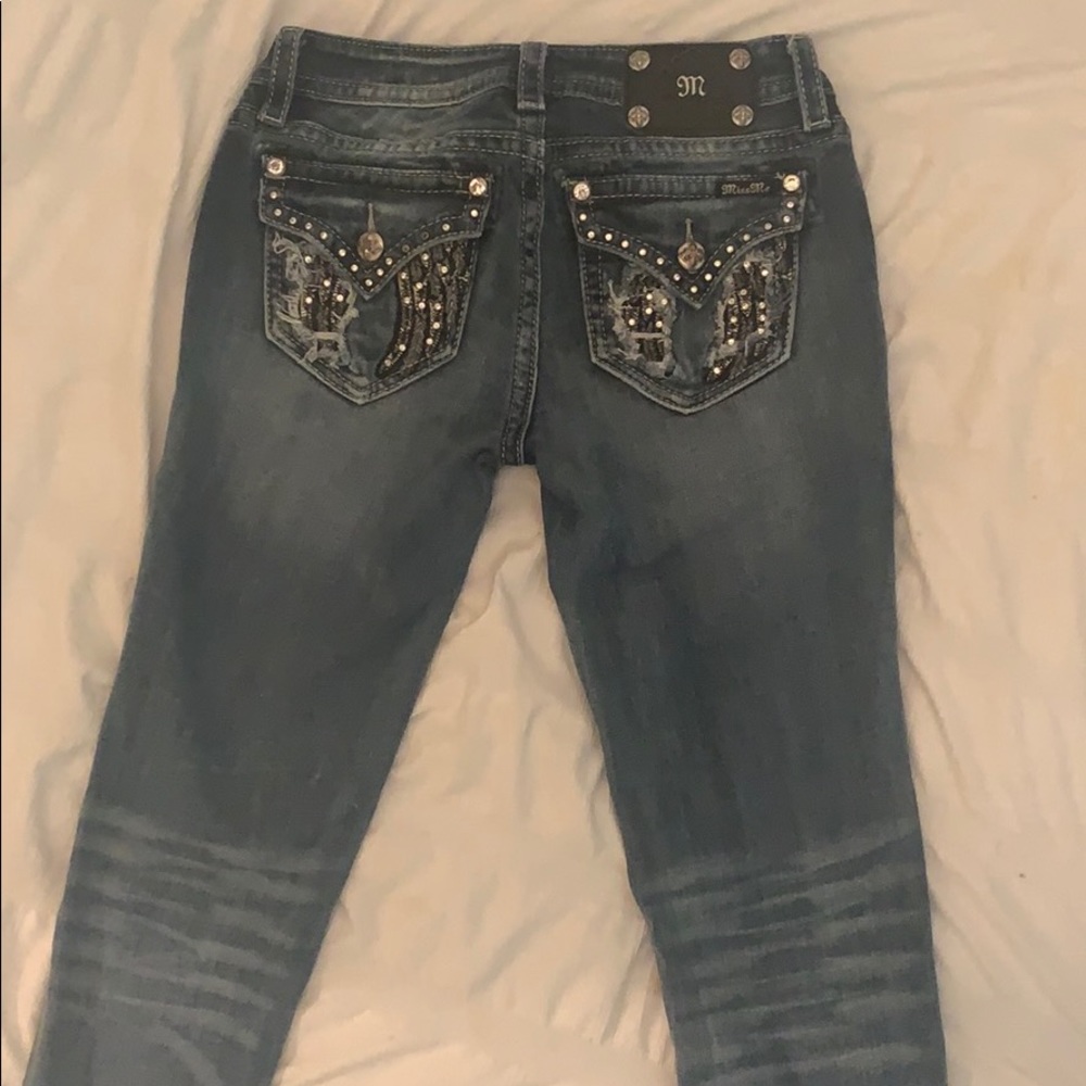 Miss Me medium wash denim
